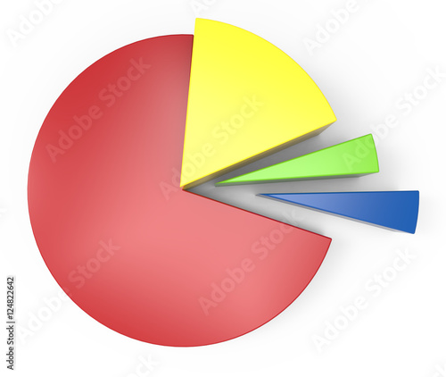 Free Download 3d pie chart model - GFXLoad