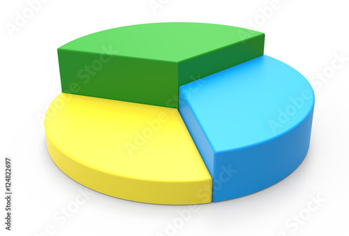 3d pie chart model