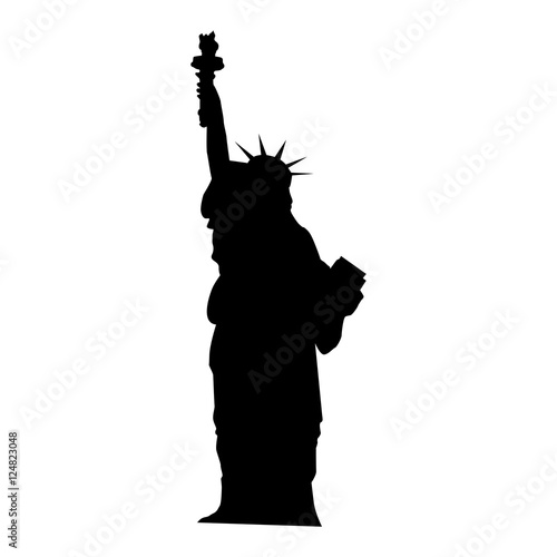 statue of liberty icon image vector illustration design 