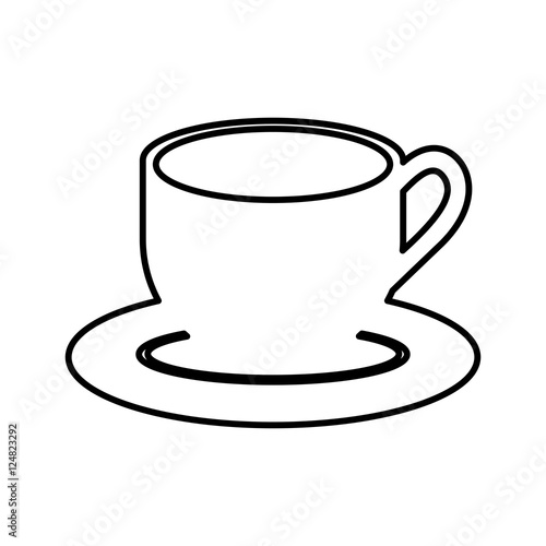 mug cup icon image vector illustration design 