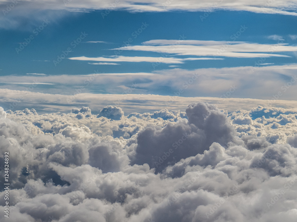 flying over the spanish pyrenees mountains with Clouds flying over the spanish pyrenees mountains with Clouds