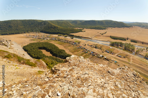 The village of Tash-Asty. Bashkortostan photo