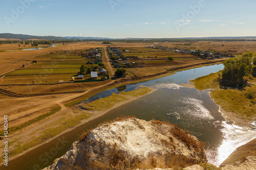 Yurmash - Gafuriysky village in the district of Bashkortostan photo