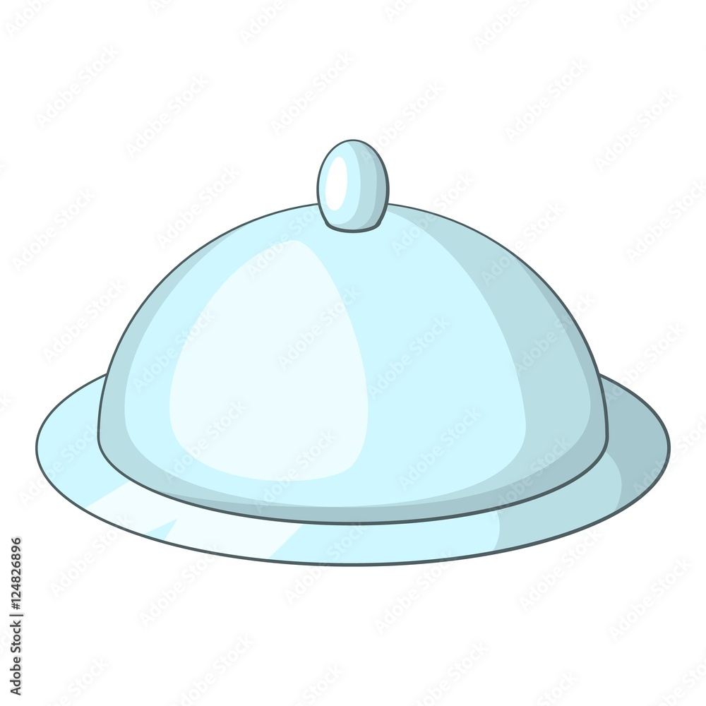 Tray with lid icon. Cartoon illustration of tray with lid vector icon for web Tray with lid icon. Cartoon illustration of tray with lid vector icon for web