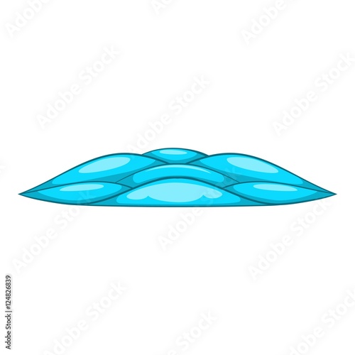 Quiet waves icon. Cartoon illustration of quiet waves vector icon for web