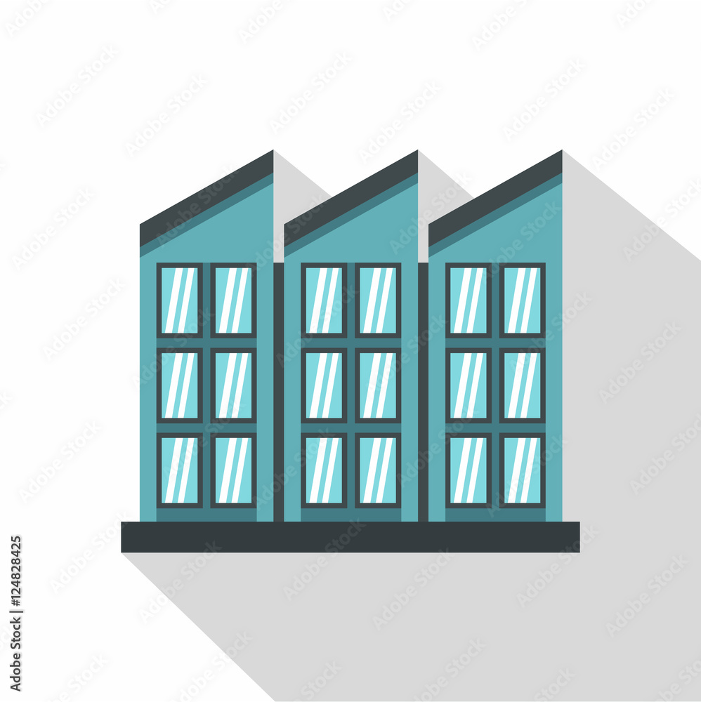 Building icon. Flat illustration of building vector icon for web Building icon. Flat illustration of building vector icon for web