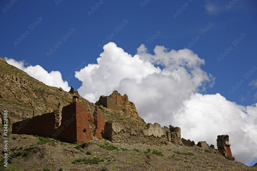 mountain ruins