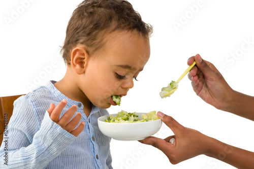 Photography Toddler spitting out his vegetables