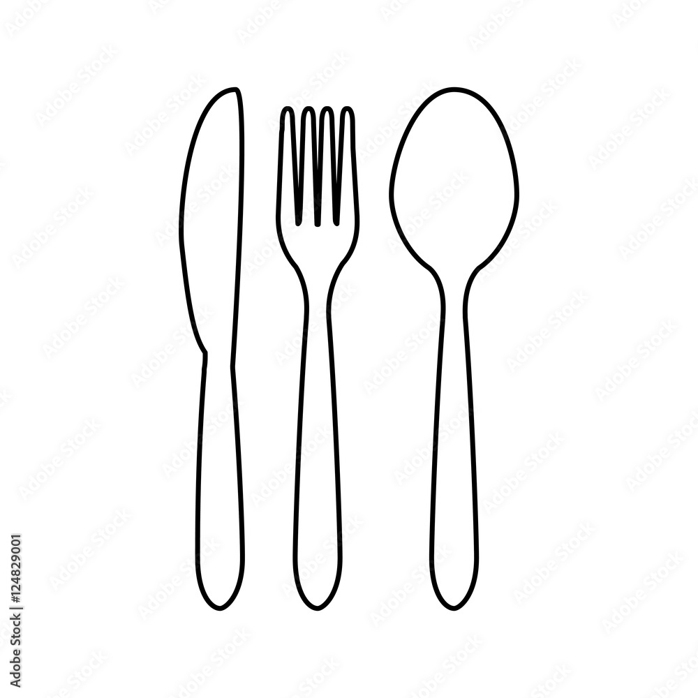 cutlery related icons image vector illustration design cutlery related icons image vector illustration design