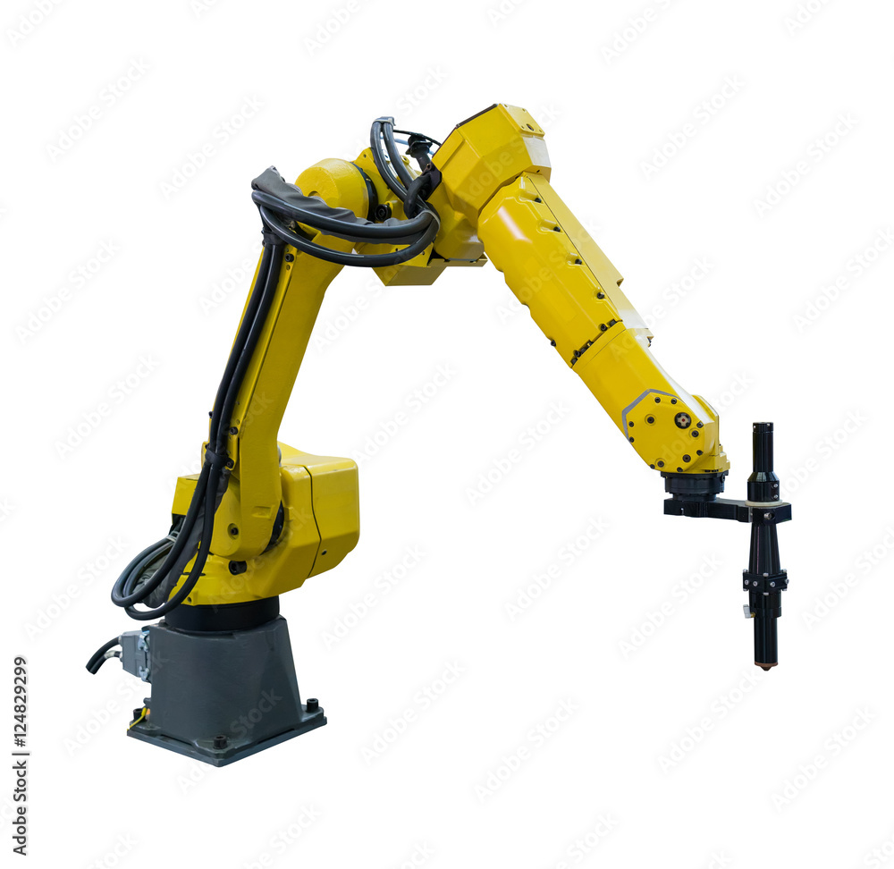 Automatic robotic arm for metal operations Automatic robotic arm for metal operations