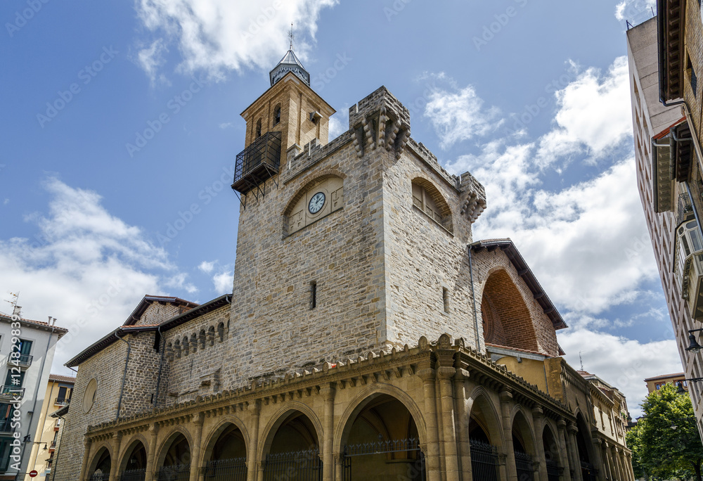 St. Nicholas Church in Pamplona is a Catholic church, Spain
