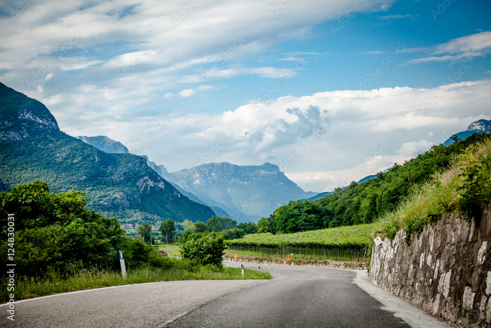 highland road. road in mountains highland road. road in mountains