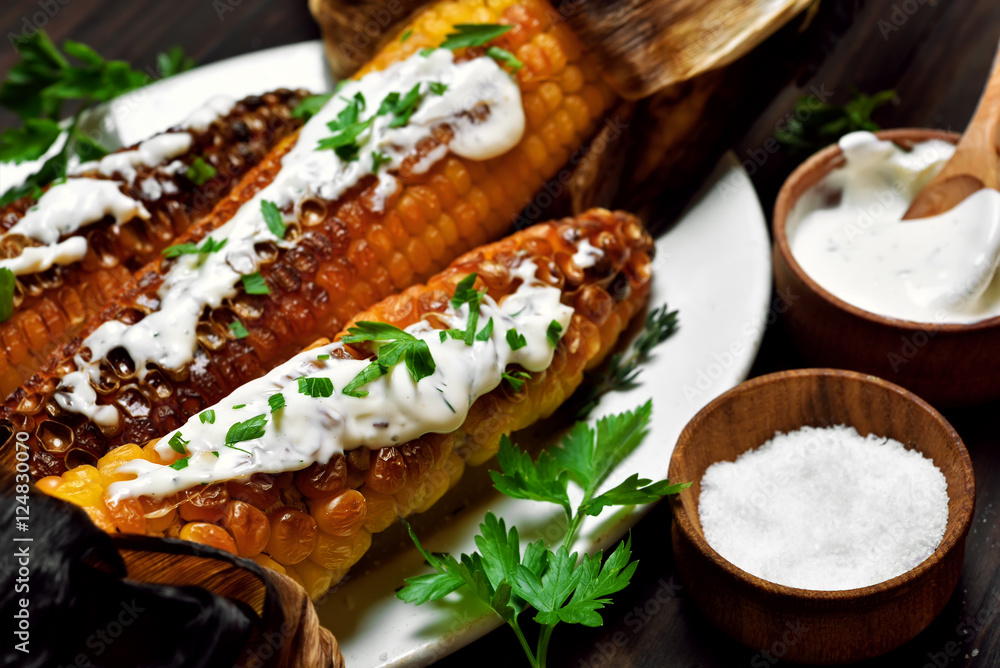 Delicious grilled corn Delicious grilled corn