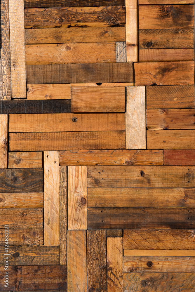 Wooden background texture with irregular planks Wooden background texture with irregular planks