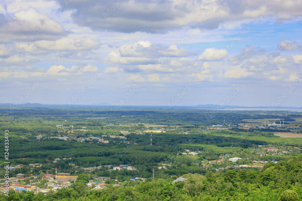 Top Viewpoint of  Hat Yai
