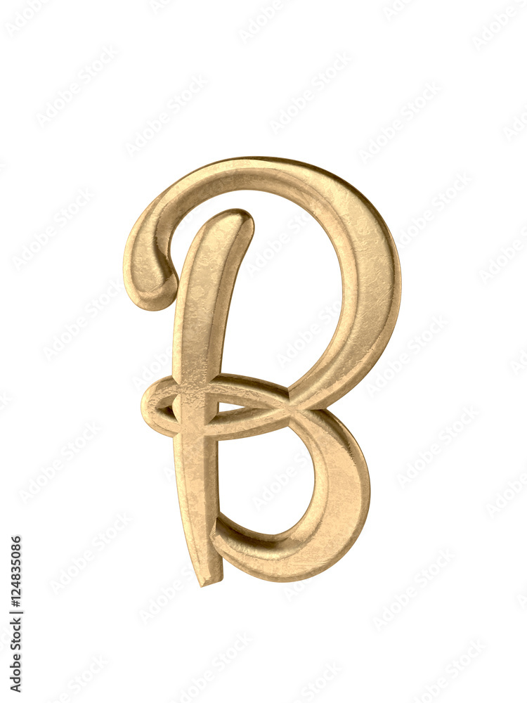 Metal alphabet. 3D rendering Metal alphabet. 3D rendering