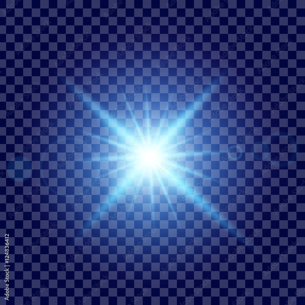 Creative concept Vector set of glow light effect stars bursts with sparkles isolated on black background. For illustration template art design, banner for Christmas celebrate, magic flash energy ray