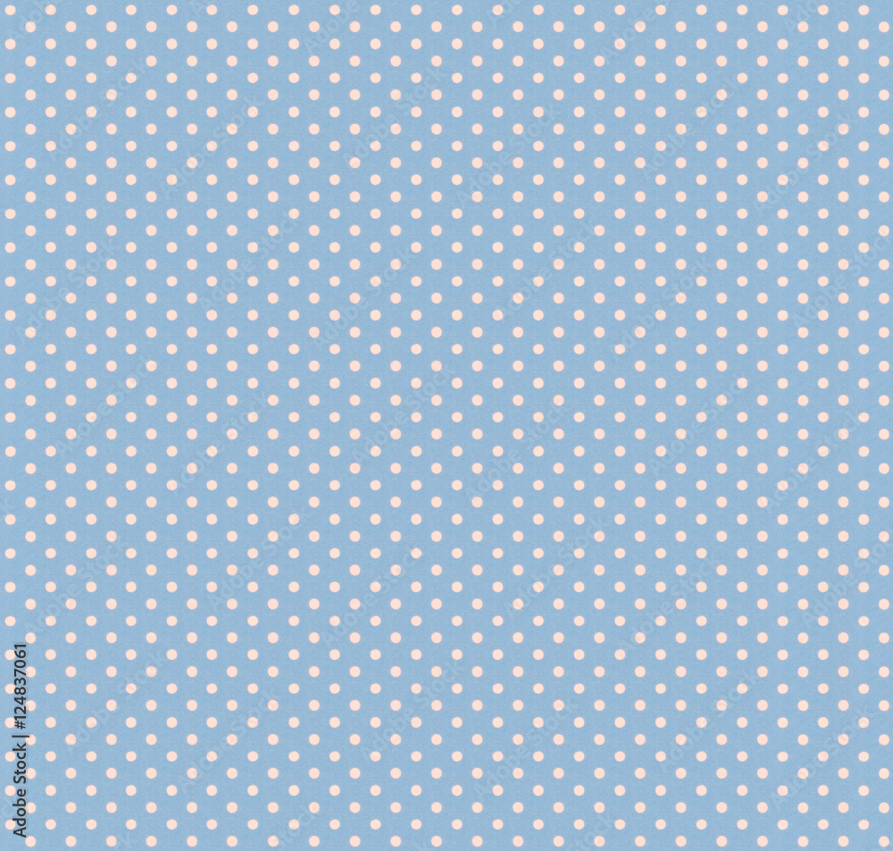 image of blue fabric with white polka dots close-up image of blue fabric with white polka dots close-up