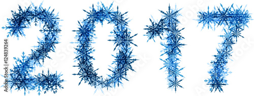 2017 New Year winter banner.