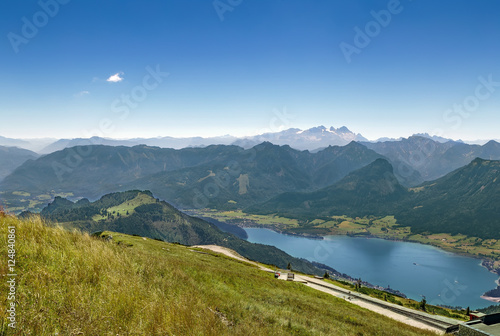View from Schafberg mountain, Austria
