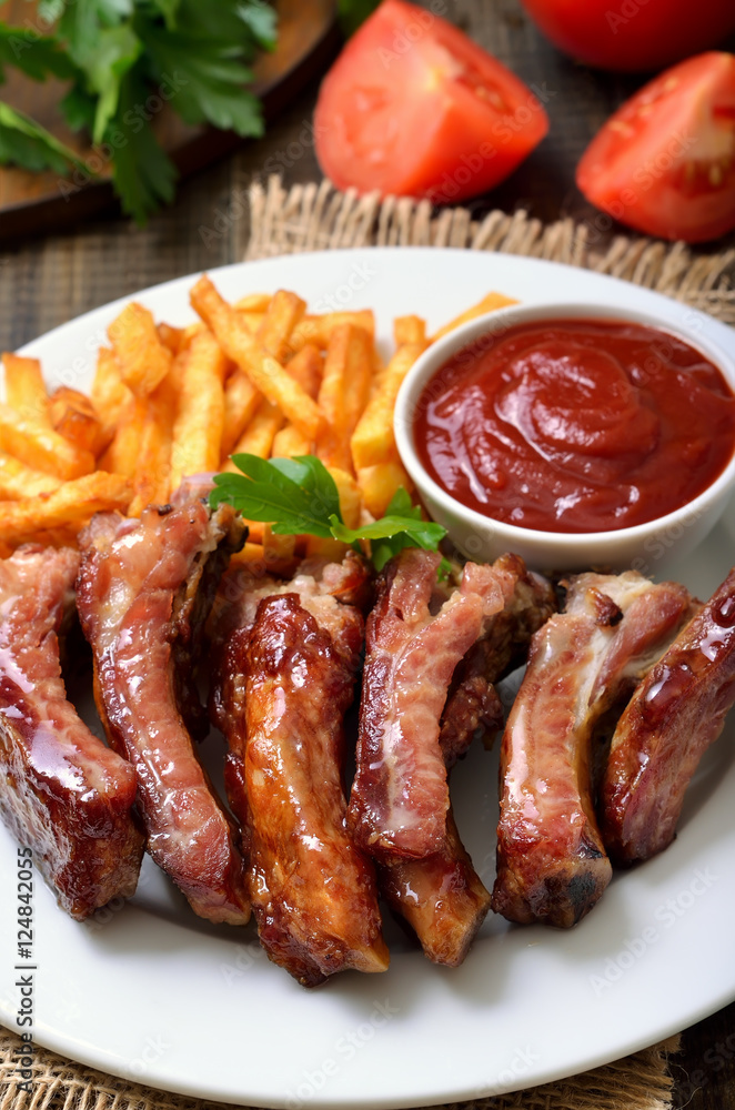 Roasted pork ribs Roasted pork ribs