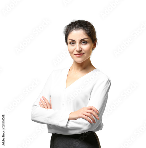 Portrait of successful matu...