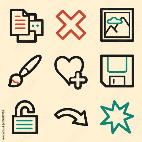 Image viewer web icons