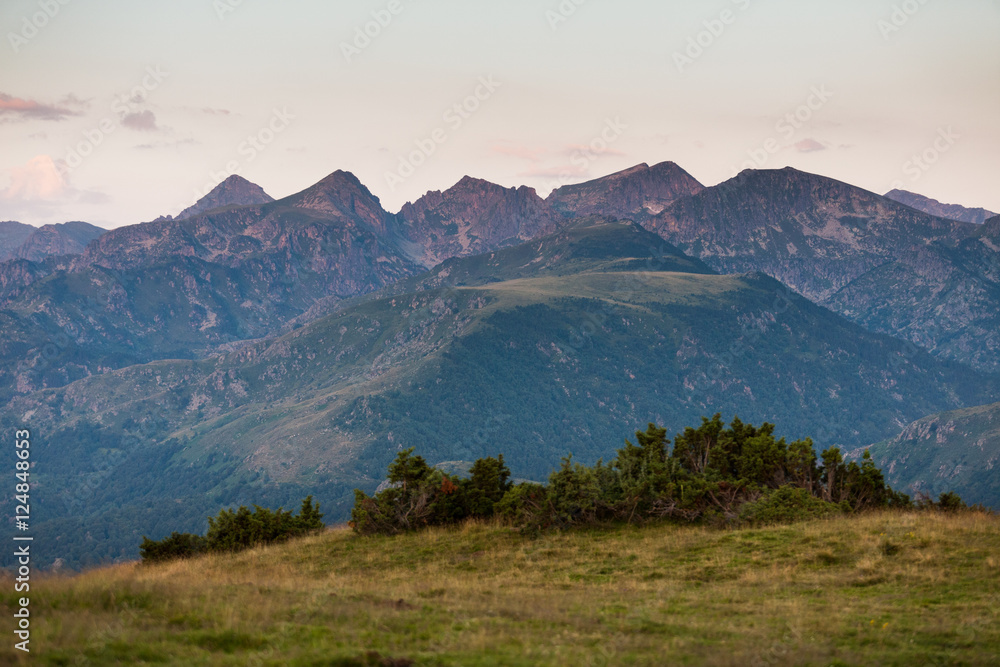 Massif montagneux d'Aston, Ariege, France