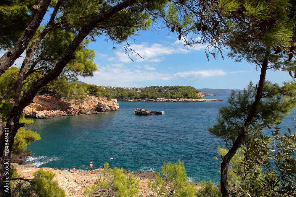 Fototapeta premium A beautiful view Alonissos,Greece