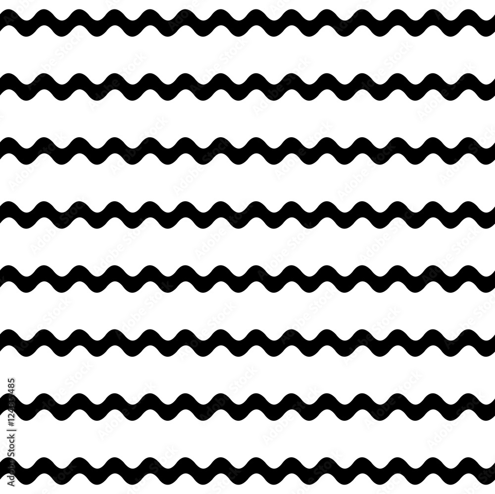 Wave black and white pattern vector Wave black and white pattern vector
