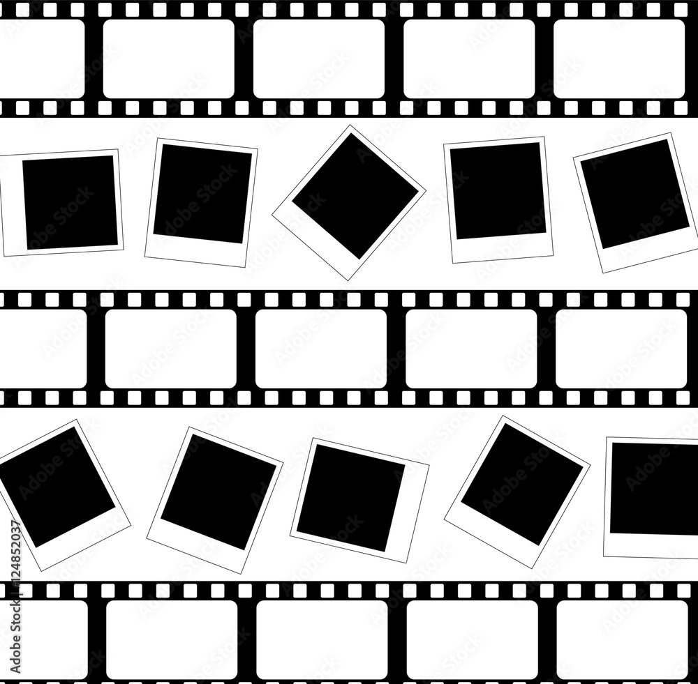 vector background with photo frames vector background with photo frames