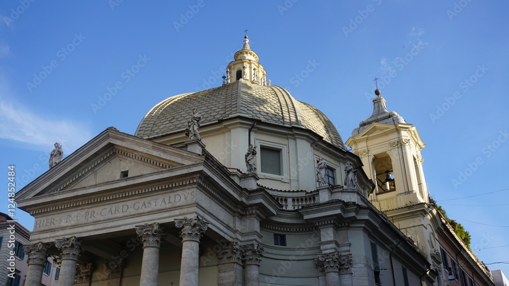 Piazza del Popolo, Santa Maria in Montesanto, Roma