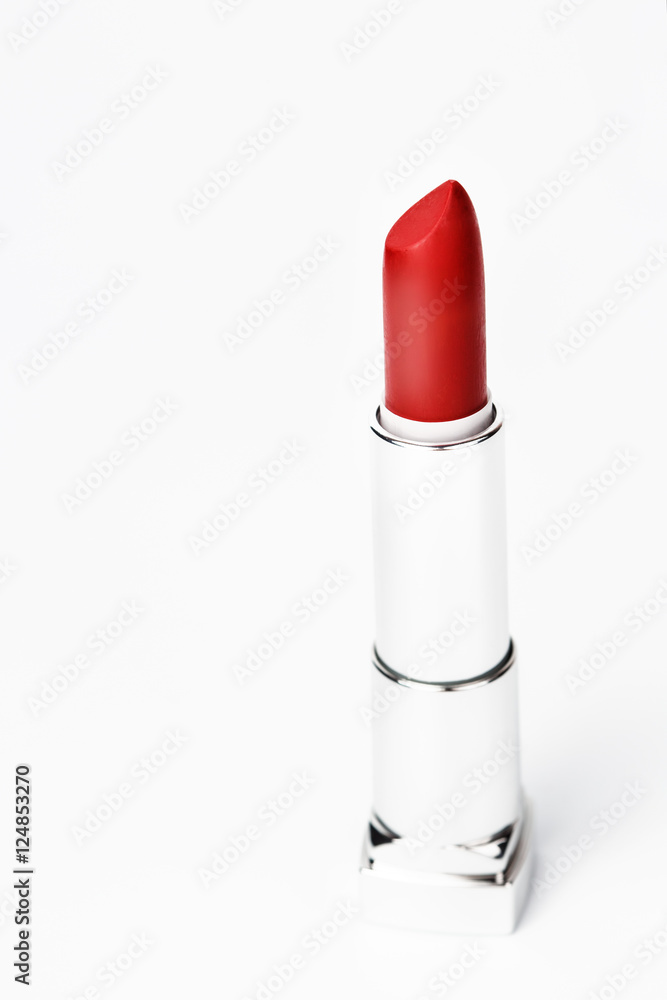 Red lipstick isolated on white background Red lipstick isolated on white background