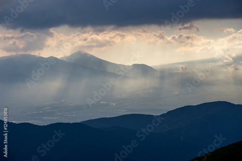 This photo was shot from the area around Mt.Fuji in Autumn photo