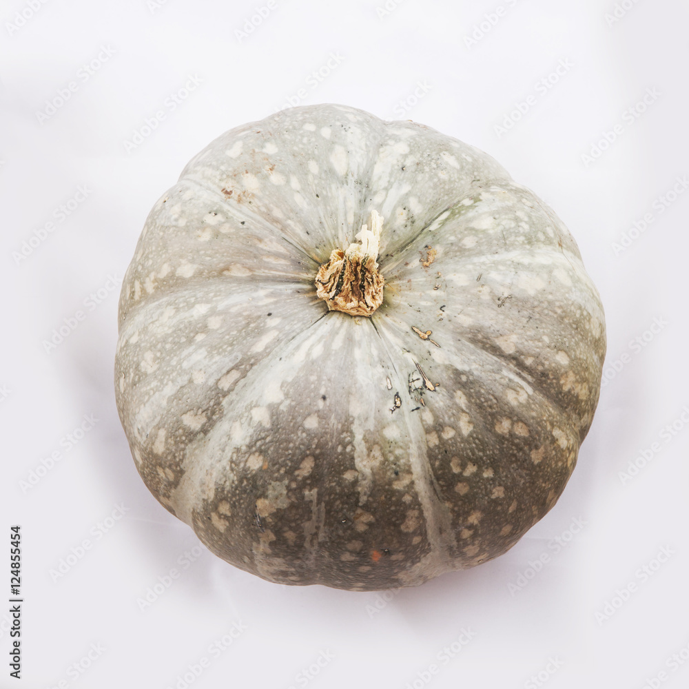 Overripe pumpkin isolated on white background Overripe pumpkin isolated on white background
