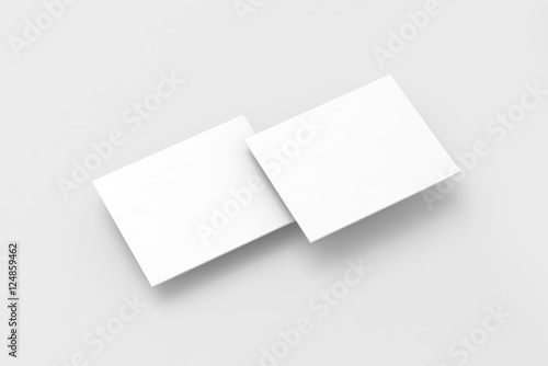 Blank white rectangles pc display web-site design mockup, clipping path, 3d rendering. Web app interface mock up. Website ui template for browser screen. Online application presentation shapes.