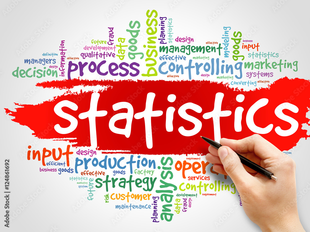 STATISTICS word cloud collage, business concept background STATISTICS word cloud collage, business concept background