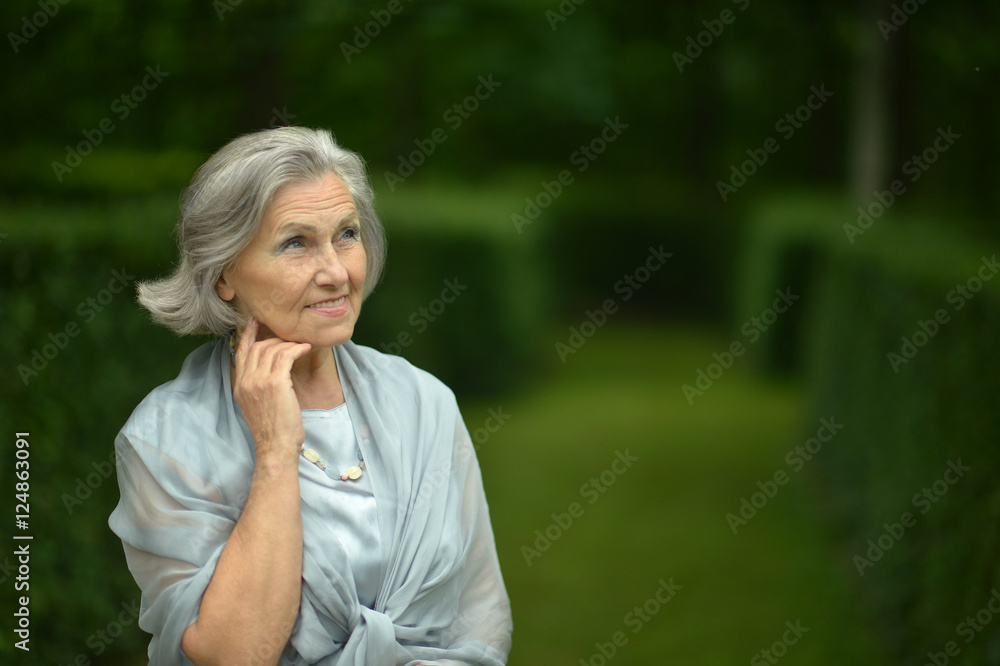 Nice elderly woman Nice elderly woman