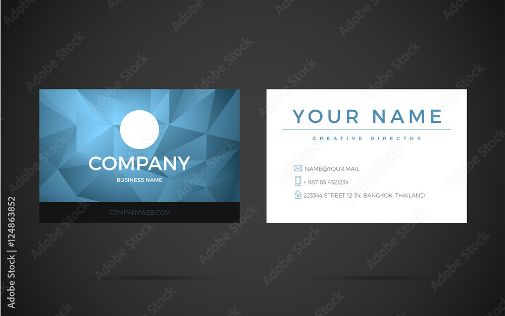 Modern Business card Design Template Modern Business card Design Template