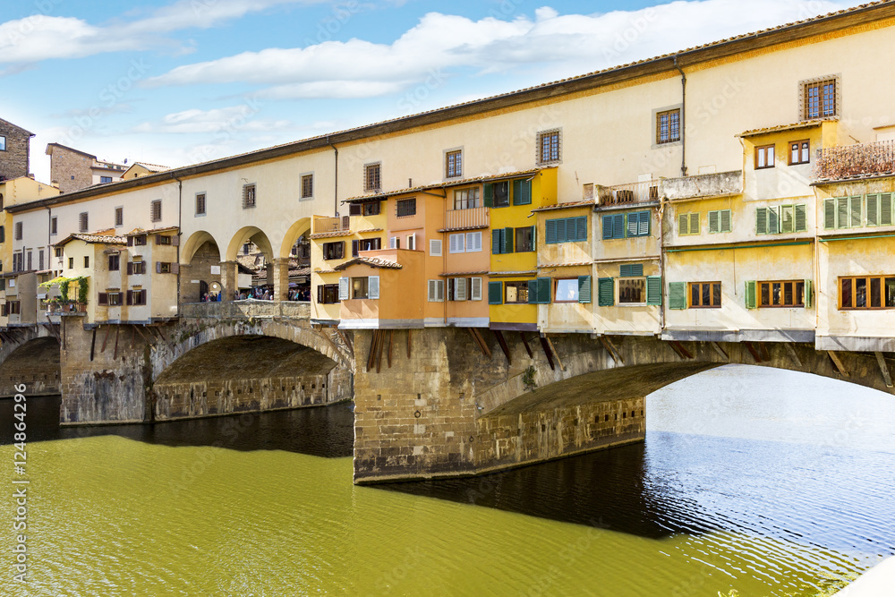 Ponte Vecchio Bridge from Florence in Tuscany Ponte Vecchio Bridge from Florence in Tuscany