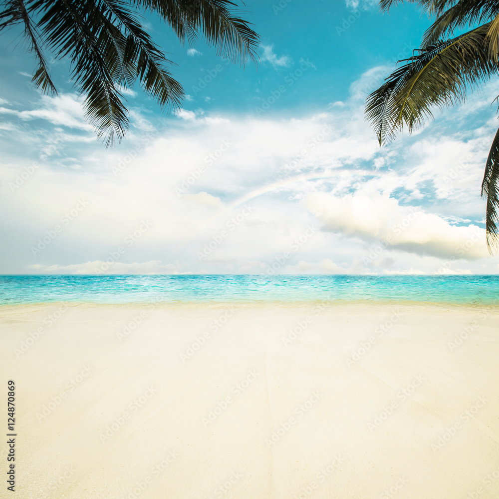 Fototapeta premium Sea morning beach