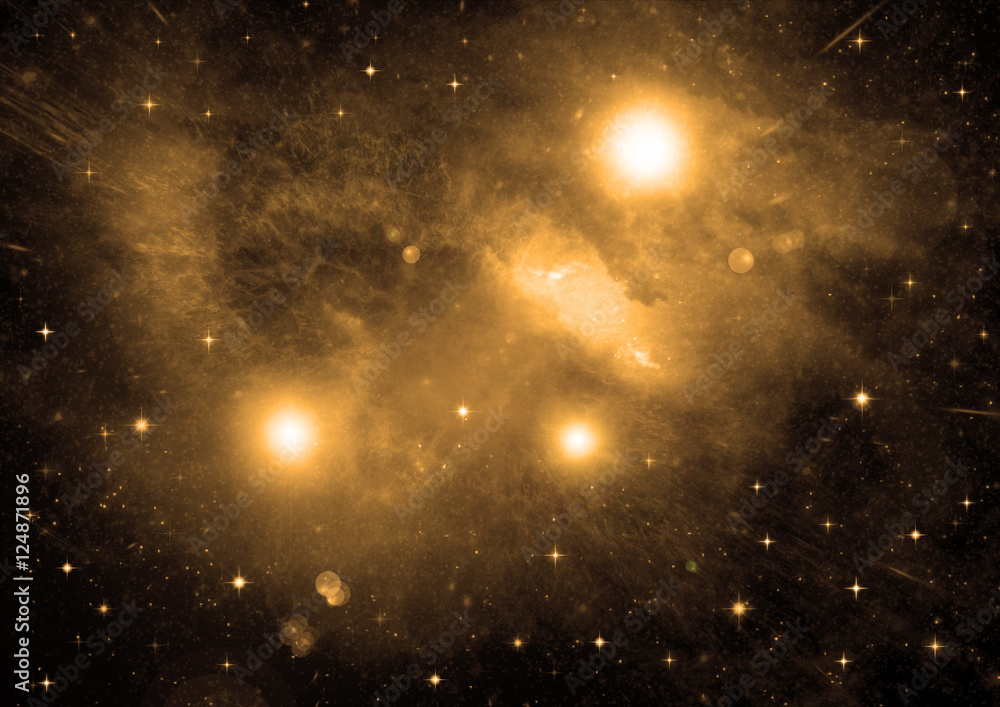 Fototapeta premium galaxy in a free space