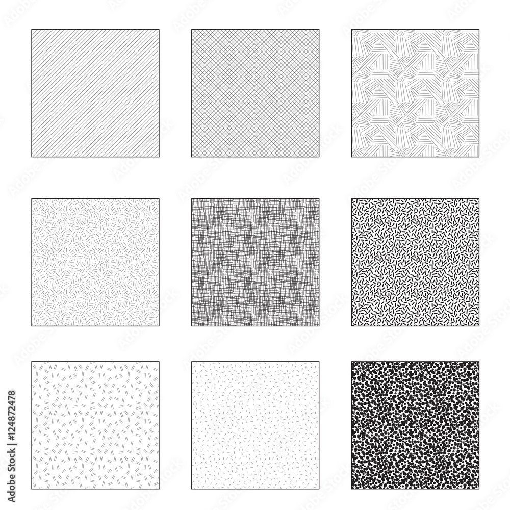Set of empty scribble square frame, vector design elements, 9 square frame. Set of empty scribble square frame, vector design elements, 9 square frame.