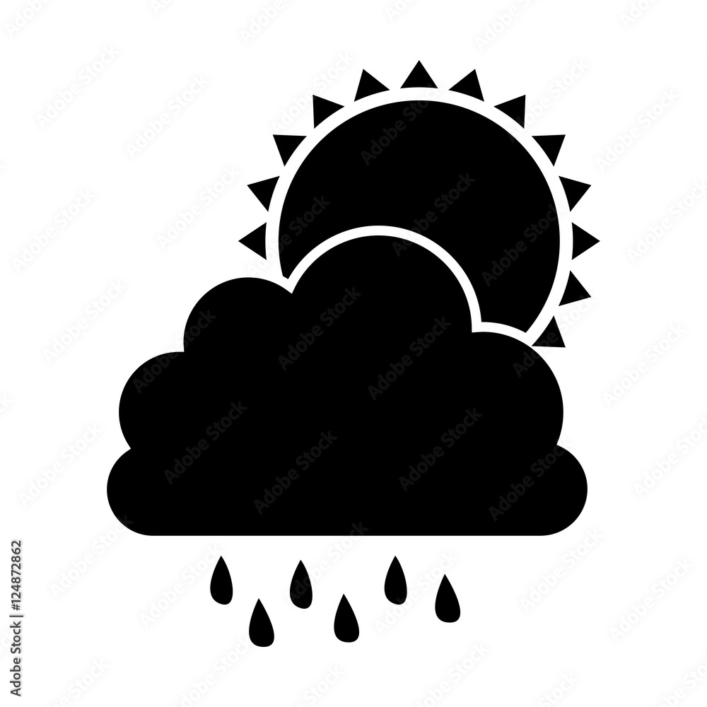 cloud and rain icon image vector illustration design cloud and rain icon image vector illustration design