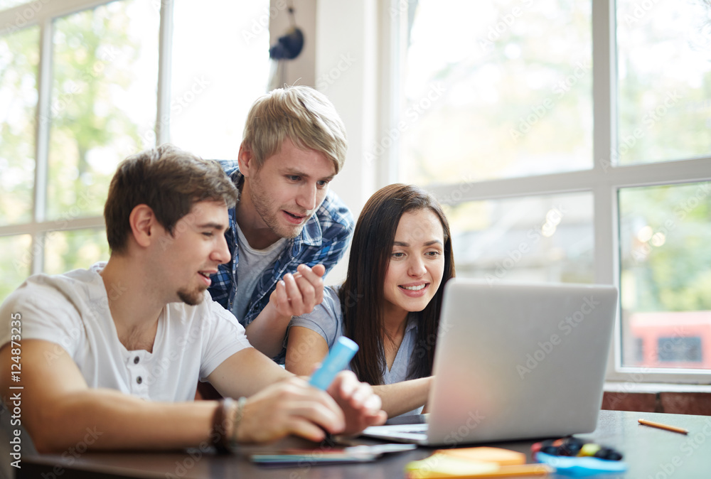 Obraz premium Working at new project