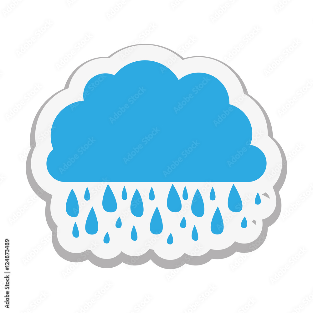 cloud and rain icon image vector illustration design cloud and rain icon image vector illustration design