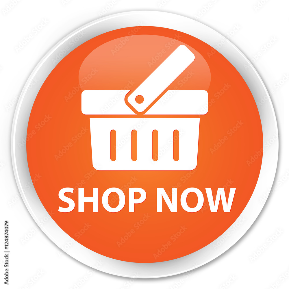 Shop now orange glossy round button Shop now orange glossy round button