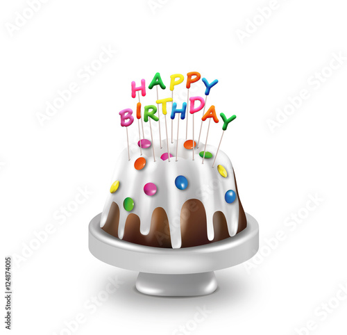 Geburtstagskuchen Happy Birthday