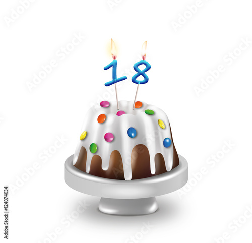 Geburtstagskuchen zum 18.