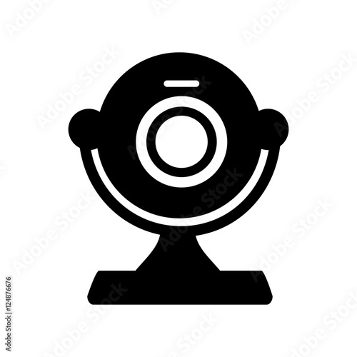 computer webcam icon image vector illustration design 